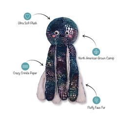 Pet Shop by Fringe Studio For Cat Multicolored Get A Grip Cat Toy