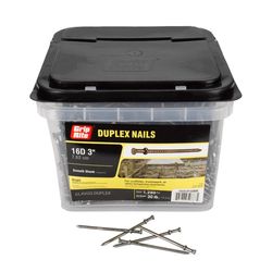 Grip-Rite 16D 3 in. Duplex Bright Steel Nail Double Head 30 lb