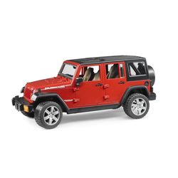 Bruder Jeep Wrangler Rubicon Jeep Toy Multicolored