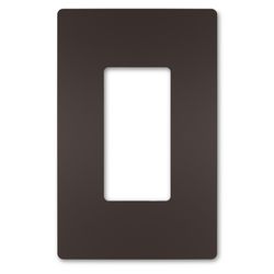 Legrand Radiant Bronze 1 gang Thermoplastic Decorator/Toggle Wall Plate 1 pk