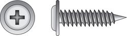 HILLMAN No. 8 Ga. X 1-1/4 in. L Phillips Truss Head Sheet Metal Screws 100 pk