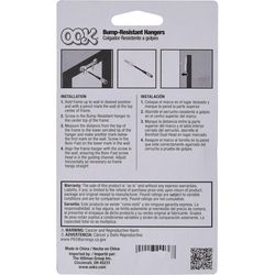 HILLMAN OOK Silver Picture Hanger 15 lb 3 pc