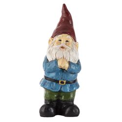 Alpine MGO Multi-color 12 in. gnome Statue