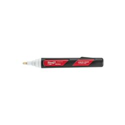 Milwaukee Inkzall White Felt Tip Liquid Paint Marker 1 pk