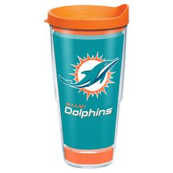 Tervis NFL 24 oz Multicolored BPA Free Miami Dolphins Tumbler with Lid
