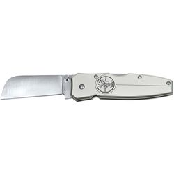 Klein Tools 6.1 in. Lockback Knife Silver 1 pk