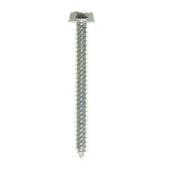 HILLMAN No. 10 Ga. X 2 in. L Slotted Hex Washer Head Sheet Metal Screws 100 pk