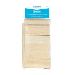 Midwest Products 2 in. X 5.50 in. W X 8 in. L Balsawood Lumber #2/BTR Premium Grade