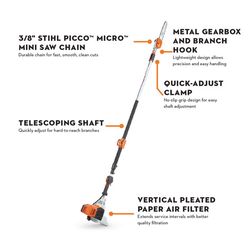 STIHL HT 135 14 in. 36.3 cc Gas Pole Pruner