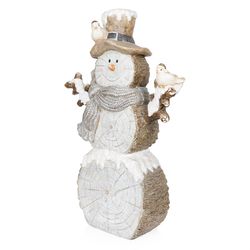 Alpine Snowman 37 in. Porch Decor