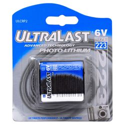 UltraLast Lithium 223 6 V 1300 mAh Camera Battery 1 pk