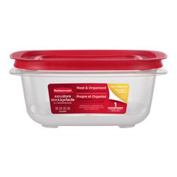 Rubbermaid Easy Store 7.81 cups Clear Food Container and Lid 1 pk