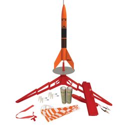 Estes Alpha III Model Rocket Launch Set Black/Orange