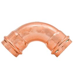 QuickFitting 1-1/2 in. Press in. Press in. Copper 90 Degree Elbow