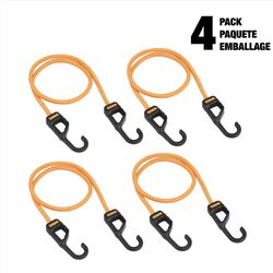 DeWalt Bungee Cord 36 in. L 4 pk