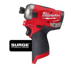 Milwaukee M12 FUEL 1/4 in. Cordless Brushless Hydraulic Impact Driver Tool Only