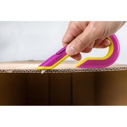Slice Sliding Box Cutter Fuchsia 1 pc