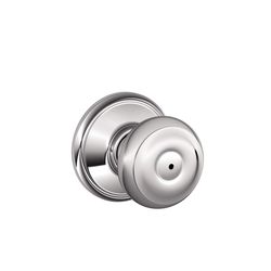 Schlage Georgian Classic Bright Brass/Bright Chrome Privacy Knob