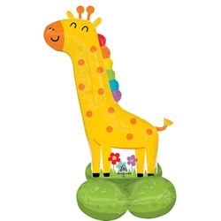 Anagram Balloons Jungle Giraffe Foil Balloon 1 pk