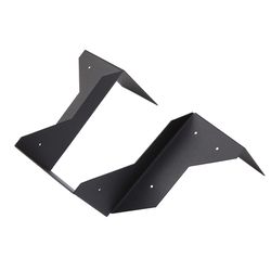 Fortress Building Products Evolution Black Steel Bracket 6 in. L