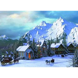 Eurographics Rocky Mountain Christmas Jigsaw Puzzle Multicolored 1000 pc