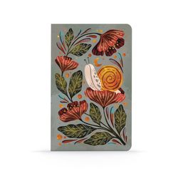 Denik 5 in. W X 8 in. L Sewn Bound Multicolored Moonlight Snail Notebook
