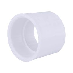 Charlotte Pipe Schedule 40 1-1/4 in. Hub X 1-1/4 in. D Hub PVC Coupling 1 pk