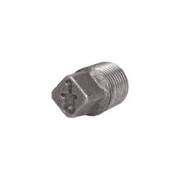 STZ Industries 1/8 in. MIP each Black Malleable Iron Plug