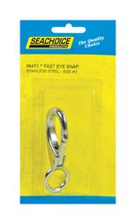 Seachoice Polished Stainless Steel 3-1/4 in. L x 13/16 in. W Fast Eye Snap 1 pk