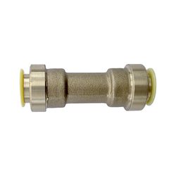 QuickFitting Push to Connect 1/2 in. PTC in. Brass Straight Union