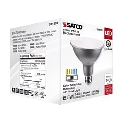 Satco PAR38 E26 (Medium) LED Bulb Tunable White/Color Changing 120 Watt Equivalence 1 pk