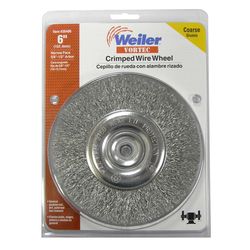 Weiler Vortec 6 in. Crimped Wire Wheel Carbon Steel 3750 rpm 1 pc