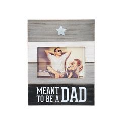 Pavilion We People Rustic Brown/Gray MDF Picture Frame 6 x 4 in.
