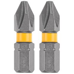 DeWalt Max Fit Phillips #2 X 1 in. L Screwdriver Bit Set Steel 2 pk