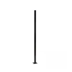 Fortress Building Products Versai 64 in. H X 2 in. W X 2  L Black Steel Fence Post