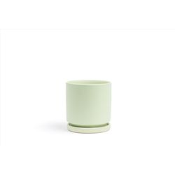 Momma Pots Gemstone 10.5 in. W Porcelain Planter Sage