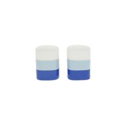 Pavilion We People Blue Ceramic Salt & Pepper Shaker Set 3 oz