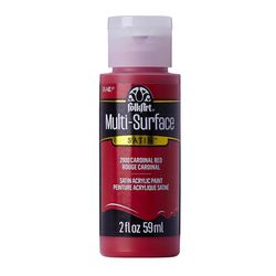 FolkArt Satin Cardinal Red Hobby Paint 2 oz