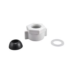 Plumb Pak Ballcock Coupling Nut White Plastic