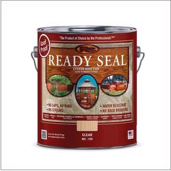Ready Seal Goof Proof Semi-Transparent Flat Clear Oil-Based Penetrating Wood Stain/Sealer 1 gal
