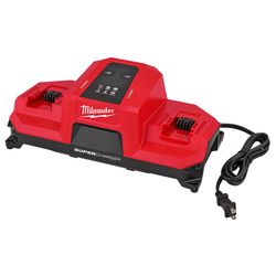 Milwaukee M18 120 V Dual Bay Simultaneous Battery Charger 1 pk