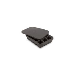 W&P Charcoal Silicone/Stainless Steel Ice Cube Tray