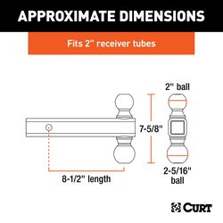 CURT Double Ball Mount
