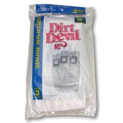 Dirt Devil Vacuum Bag For Featherlite, Lite, Lite Plus and Sensation 3 pk Type D