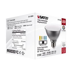 Satco PAR30SN E26 (Medium) LED Bulb Tunable White/Color Changing 75 Watt Equivalence 1 pk
