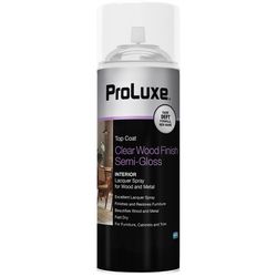 ProLuxe Semi-Gloss Clear Oil-Based Alkyd Wood Finish Lacquer Spray 12.25 oz