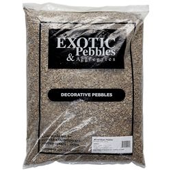Exotic Pebbles & Aggregates Brown Deco Pebbles 20 lb