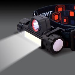 Blazing LEDz 150 lm Multicolored LED Rechargeable COB Head Lamp