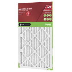Ace 12 in. W X 20 in. H X 1 in. Synthetic 8 MERV Pleated Air Filter 1 pk