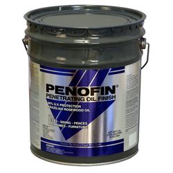 Penofin Transparent Matte Cedar Oil-Based Penetrating Wood Stain 5 gal